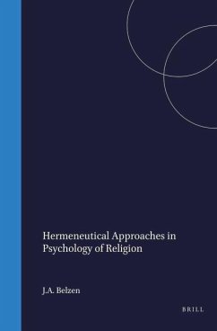 Cover Hermeneutical Approaches in Psychology of Religion