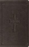 ESV Thinline Bible, Red Letter (Trutone, Charcoal, Celtic Cross Design)