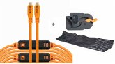 Tether Tools LeverLock&Cable Kit Optima 10G gerade orange 9,2m