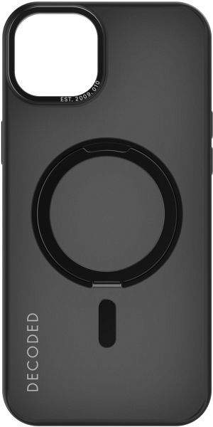 Decoded Recycled Plastic Loop Stand BackCover iP 15 Plus Black Decoded Recycled Plastic Loop Stand BackCover iP 15 Plus Black