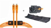 Tether Tools LeverLock&Cable Kit Optima 10G gerade orange 4,6m
