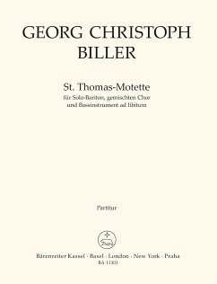 Cover St. Thomas-Motette für Solo-Bariton, gemischten Chor und Bassinstrument ab libitum