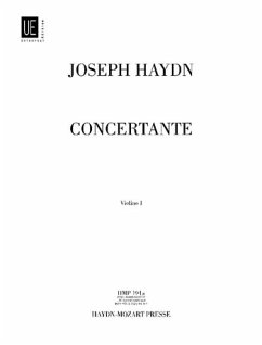 Cover Sinfonia concertante Hob.I:105 für Oboe, Fagott, Violine, Violoncello und Orchester, Violine 1
