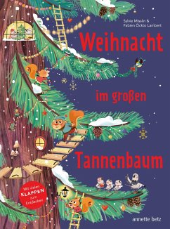 Weihnacht im großen Tannenbaum - Ein Pappbilderbuch mit vielen Klappen zum Entdecken und gemeinsamen Betrachten   (Mängelexemplar) - Misslin, Sylvie