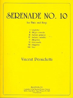 Cover Serenade op.79 no.10 for flute and harp