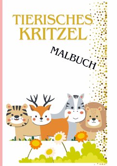 Cover Tierisches Kritzel Malbuch