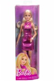 Barbie Fashionista Puppe im pinken Metallic-Kleid mit Herz-Aussparung Barbie Fashionista Puppe im pinken Metallic-Kleid mit Herz-Aussparung