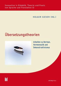 Cover Übersetzungstheorien