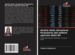 Analisi della situazione finanziaria del settore agricolo della RS - Stojanovic, Tamara