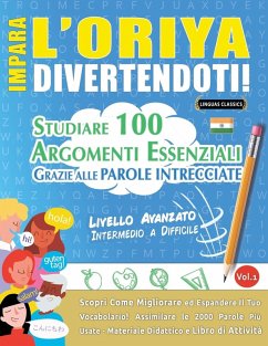 Cover IMPARA L'ORIYA DIVERTENDOTI! - LIVELLO AVANZATO
