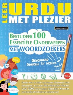 Cover LEER URDU MET PLEZIER - GEVORDERD