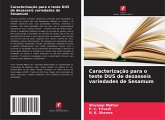 Caracterização para o teste DUS de dezasseis variedades de Sesamum Caracterização para o teste DUS de dezasseis variedades de Sesamum