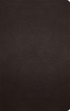 Cover ESV Thinline Bible, Red Letter (Buffalo Leather, Deep Brown)
