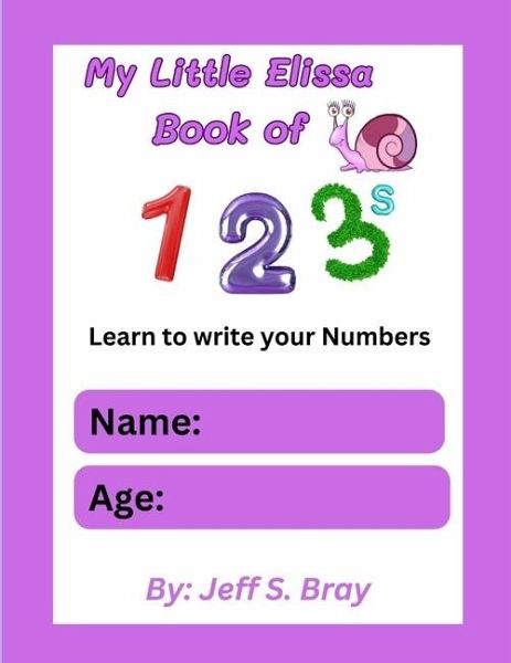 My Little Elissa Book of 123s