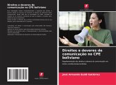 Direitos e deveres de comunicação no CPE boliviano Direitos e deveres de comunicação no CPE boliviano