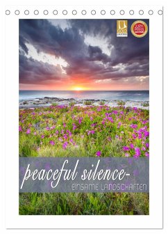 Cover peaceful silence - einsame Landschaften (Tischkalender 2026 DIN A5 hoch), CALVENDO Monatskalender