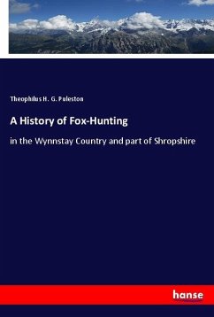 Cover A History of Fox-Hunting