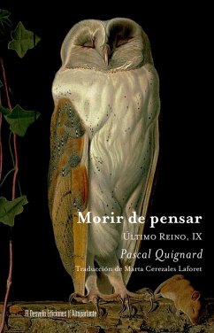 Cover Morir de pensar