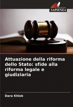 Cover Attuazione della riforma dello Stato: sfide alla riforma legale e giudiziaria
