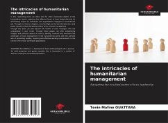 Cover The intricacies of humanitarian management