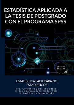 Cover ESTADÍSTICA APLICADA A LA TESIS DE POSTGRADO CON EL PROGRAMA SPSS