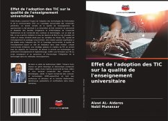 Cover Effet de l'adoption des TIC sur la qualité de l'enseignement universitaire