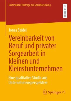 Cover Vereinbarkeit von Beruf und privater Sorgearbeit in kleinen und Kleinstunternehmen (eBook, PDF)