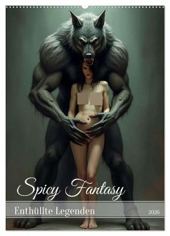 Cover Spicy Fantasy - Enthüllte Legenden (Wandkalender 2026 DIN A2 hoch), CALVENDO Monatskalender
