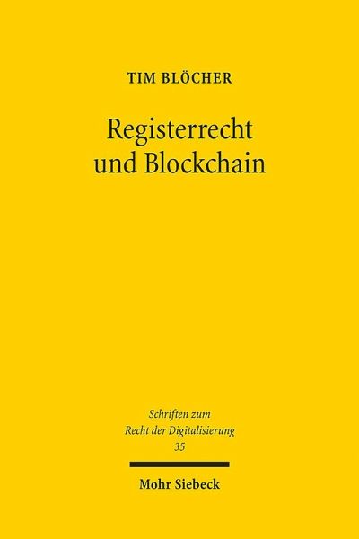 Registerrecht und Blockchain