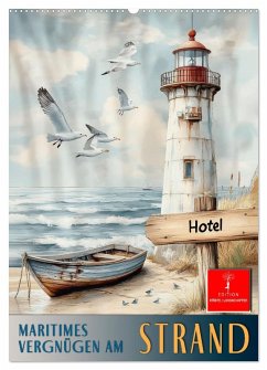 Cover Maritimes Vergnügen am Strand (Wandkalender 2026 DIN A2 hoch), CALVENDO Monatskalender