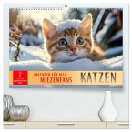 Katzen - Kalender für alle Miezenfans (hochwertiger Premium Wandkalender 2026 DIN A2 quer), Kunstdruck in Hochglanz
