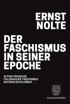 Cover Der Faschismus in seiner Epoche