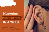 Mentoring: Getting it Right in a Week (eBook, ePUB) Mentoring: Getting it Right in a Week (eBook, ePUB)