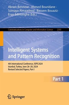 Cover Intelligent Systems and Pattern Recognition (eBook, PDF)