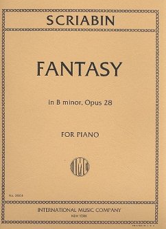 Fantasy in b minor op.28 for piano Cover Fantasy in b minor op.28 for piano