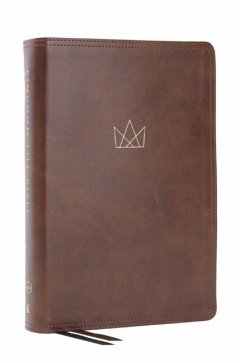 Cover Kingdom Life Bible: Joining God's Mission to Save the World (NKJV, Brown Leathersoft, Red Letter, Comfort Print, Thumb Indexed)