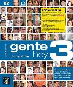 Cover Gente hoy 3 - Edicion hibrida - Libro del alumno + audio MP3
