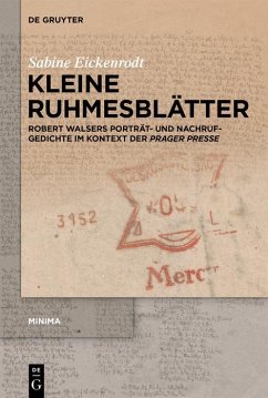 Kleine Ruhmesblätter (eBook, ePUB) - Eickenrodt, Sabine