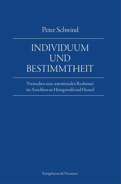 Individuum und Bestimmtheit (eBook, PDF) Individuum und Bestimmtheit (eBook, PDF)
