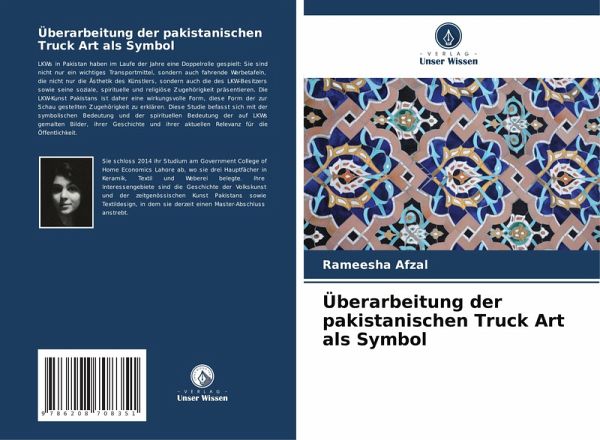 Überarbeitung der pakistanischen Truck Art als Symbol
