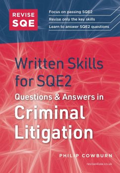Cover Revise SQE Written Skills for SQE2: Questions & Answers in Criminal Litigation (eBook, ePUB)