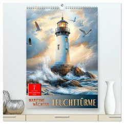Cover Maritime Wächter - Leuchttürme (hochwertiger Premium Wandkalender 2026 DIN A2 hoch), Kunstdruck in Hochglanz