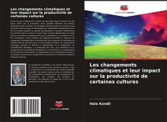 Cover Les changements climatiques et leur impact sur la productivité de certaines cultures
