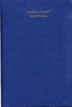 Cover Henry Purcell, Purcell Society Volume - 22A Catches Unison Voices Buch