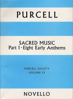 Cover The Works of Henry Purcell vol.13 Sacred Music Part 1