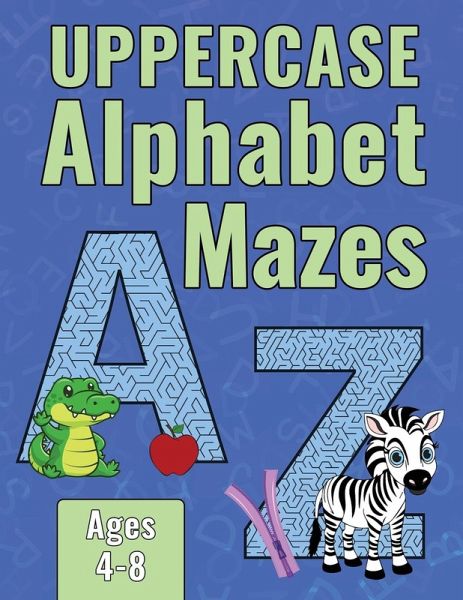 Uppercase Alphabet Mazes