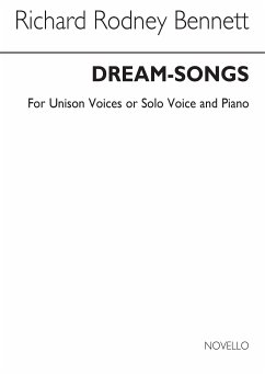 Cover Richard Rodney Bennett, Dream-Songs Vocal and Piano Buch