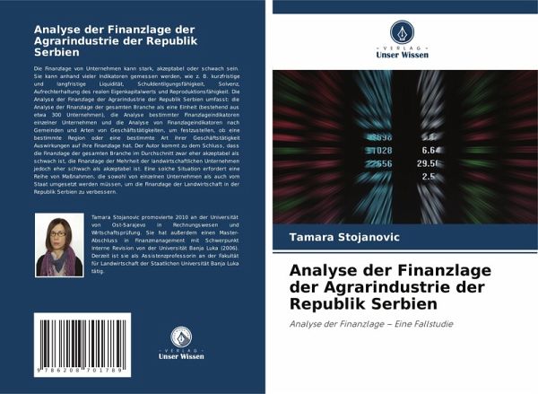 Analyse der Finanzlage der Agrarindustrie der Republik Serbien