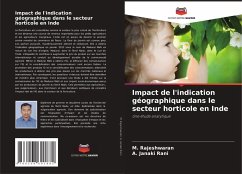 Cover Impact de l'indication géographique dans le secteur horticole en Inde