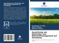 Cover Auswirkung von Abständen und Nährstoffmanagement auf Sunnhemp